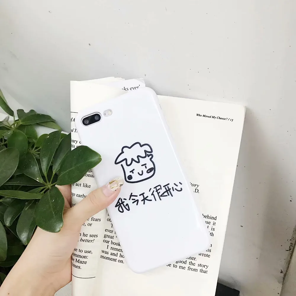 ORYKSZ For iphone X XR XS Max Case Cartoon Cute Boy Girl Pattern Silicone Soft Phone Cases 6 6s 7 8Plus Back Cover |