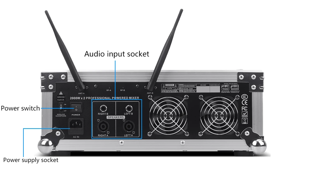 TKL PH2400 8 1200 Вт усилитель мощности DJ микшер Поддержка USB Bluetooth проигрывание песен профессиональный сценический комплект Airbox