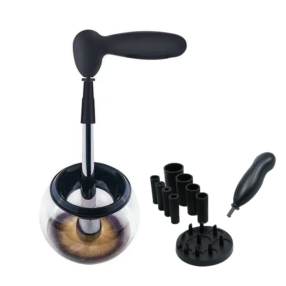 Электрические комплекты кисточек для макияжа очиститель и сушилка набор кистей