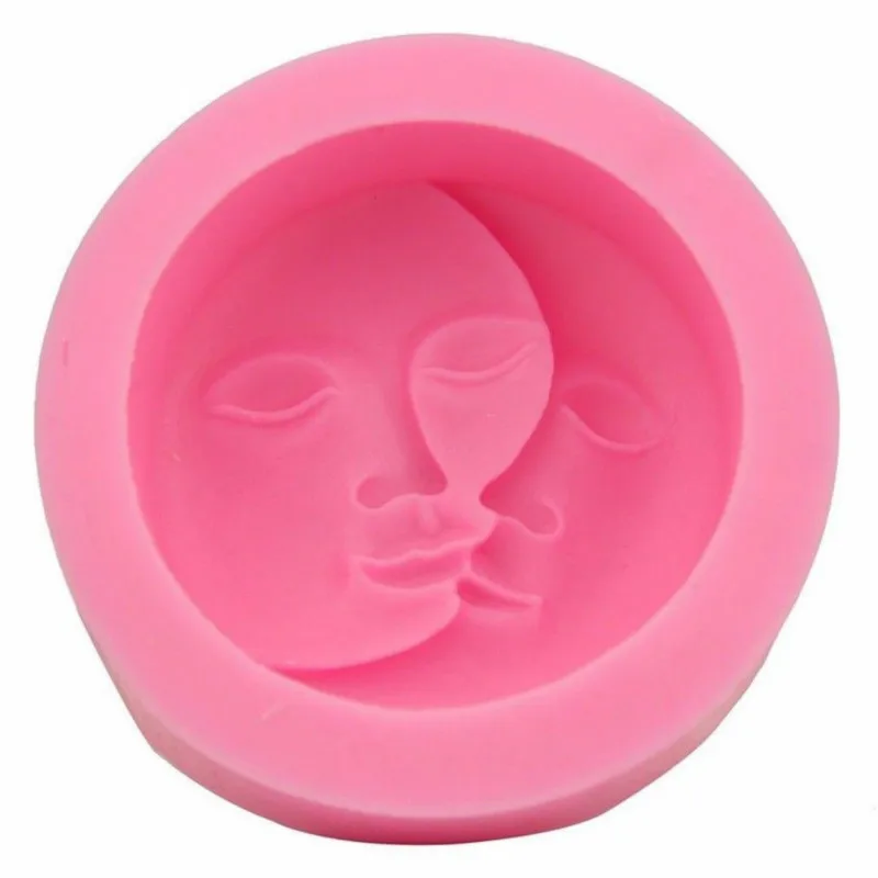 Moon Sun Soap Mold Flexible Silicone For Candy Chocolate Cake Mould USA | Дом и сад