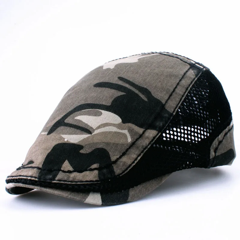 army green Xthree модный Камуфляжный берет, кепка, шапки для мужчин и женщин, козырьки, Солнцезащитная шляпа Gorras Planas, плоские кепки-береты - Цвет: army green