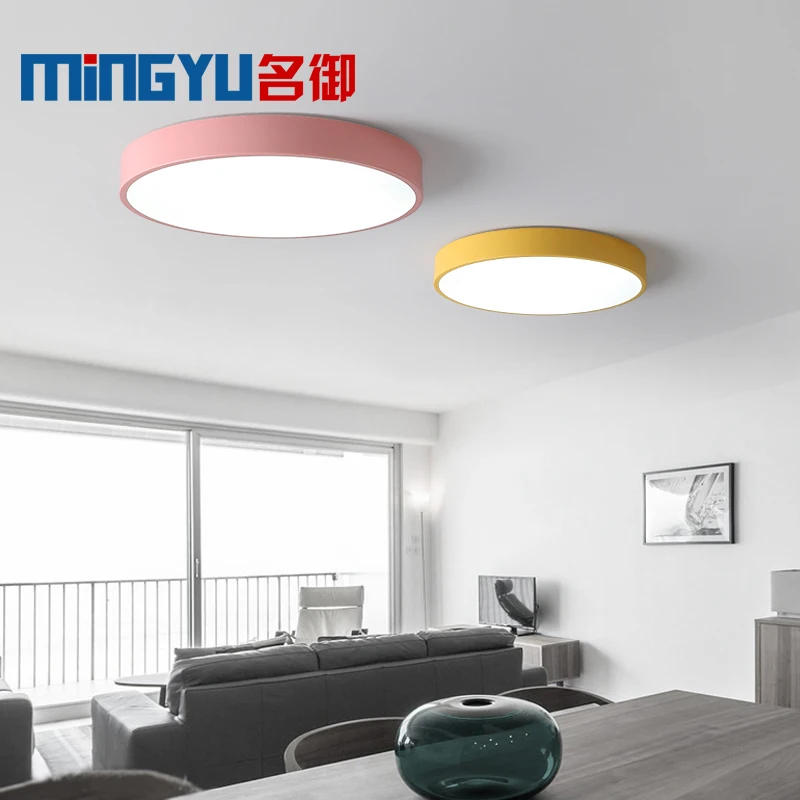 Modern LED Ceiling Light Surface Mount Lamp Living Room Bedroom Bathroom Remote Control Home Decoration Kitchen Lighting | Лампы и