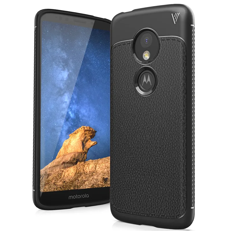 Black Bosilang Gentry с кожаным покрытием ТПУ Футляр для телефона для Motorola E5 Бизнес Стиль личи кожи прикрепляющийся к травмы чехол из термопластичного полиуретана - Цвет: Black