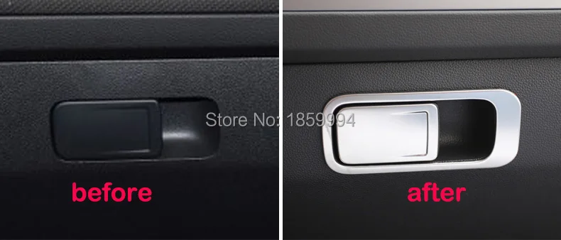 FOR 2017 2018 2019 2020 VW tiguan mk2 LHD Co-pilot copilot side Chrome Armrest Switch Cover sticker Trim car Styling | Автомобили и
