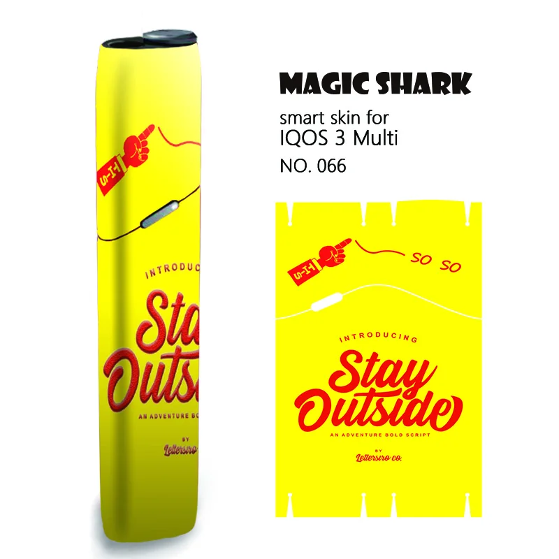 Новая модная защитная наклейка Magic Shark защитный чехол для этикеток IQOS 3 несколько