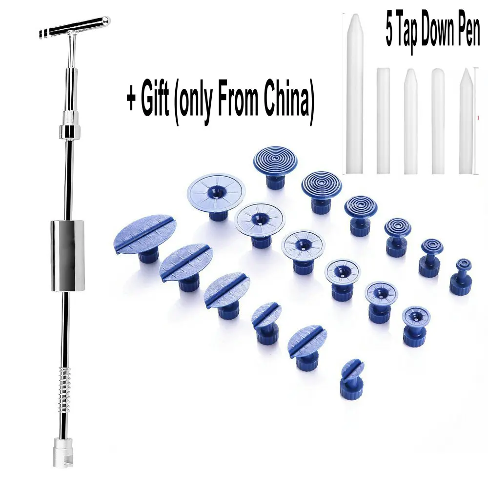 2 в 1 Набор для удаления вмятин без покраски набор инструмент с града|pdr tools|paintless dent