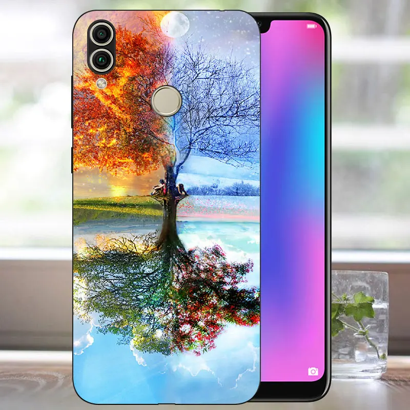 Мягкий ТПУ чехол для Honor 8c huawei Honor 8C силиконовый бампер для Honor 8C Honor 8C 6,26 чехол для huawei Honor 8c 8 C задняя крышка Capas