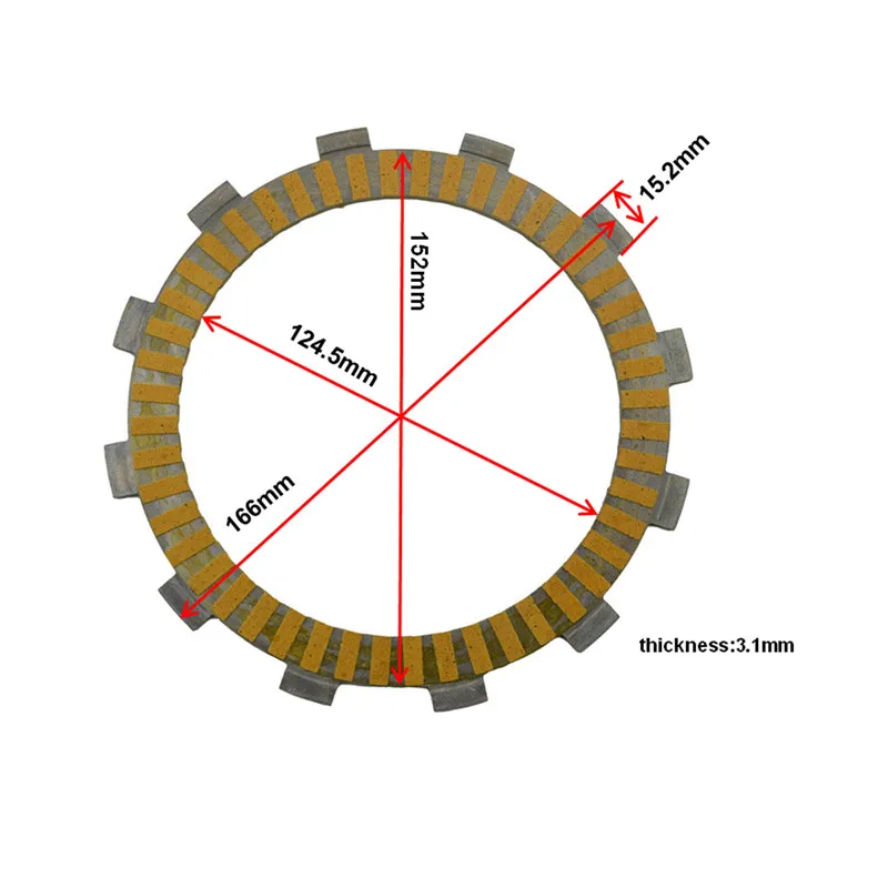 Комплект фрикционных пластин для двигателя мотоцикла Yamaha XJR1300 XJR 1300 1998 1999 2002 2014 # CP