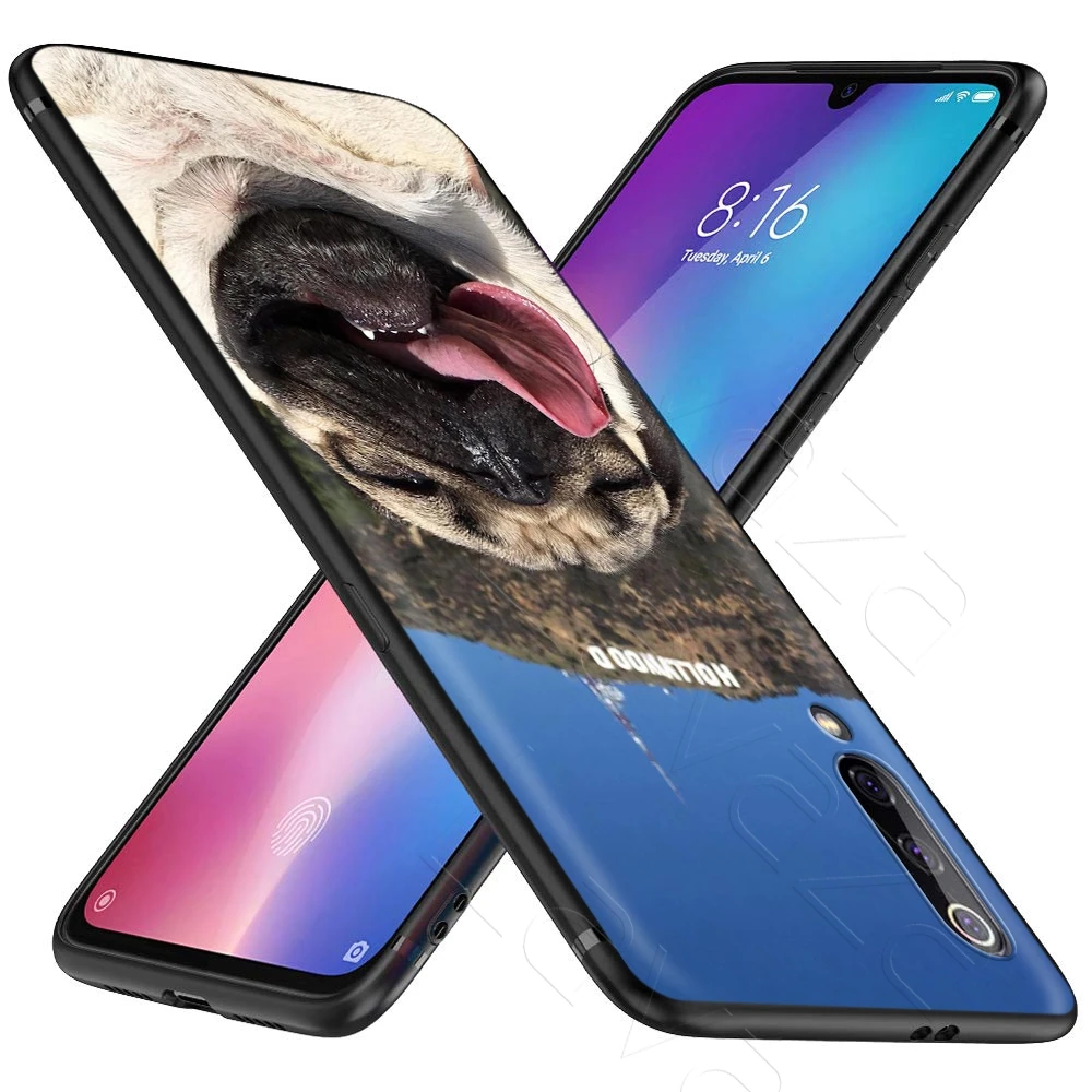 Animal Cute Pug Dog Case for Xiaomi Redmi Note 8 9 9SK30 Pro MI MAX 3 6 SE A1 A2 A3 10 Lite Plus 8A F1 |