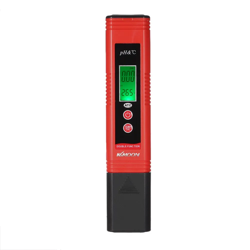 

KKmoon Professional & Power-saving pH-007 Pen-Type pH Meter High Portable pH & TEMP Water Quality Analysis Device