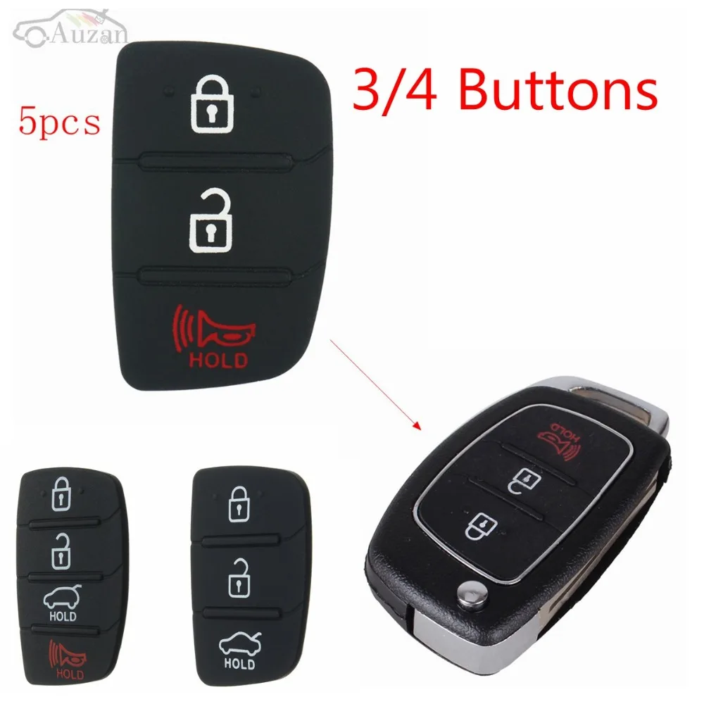 5 шт. 3 кнопки 4 чехол для автомобильного пульта дистанционного управления