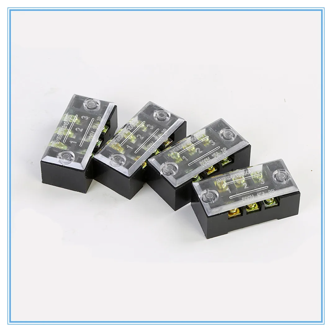 1 шт. двухрядная Клеммная колодка 600 V 15A TB-1503