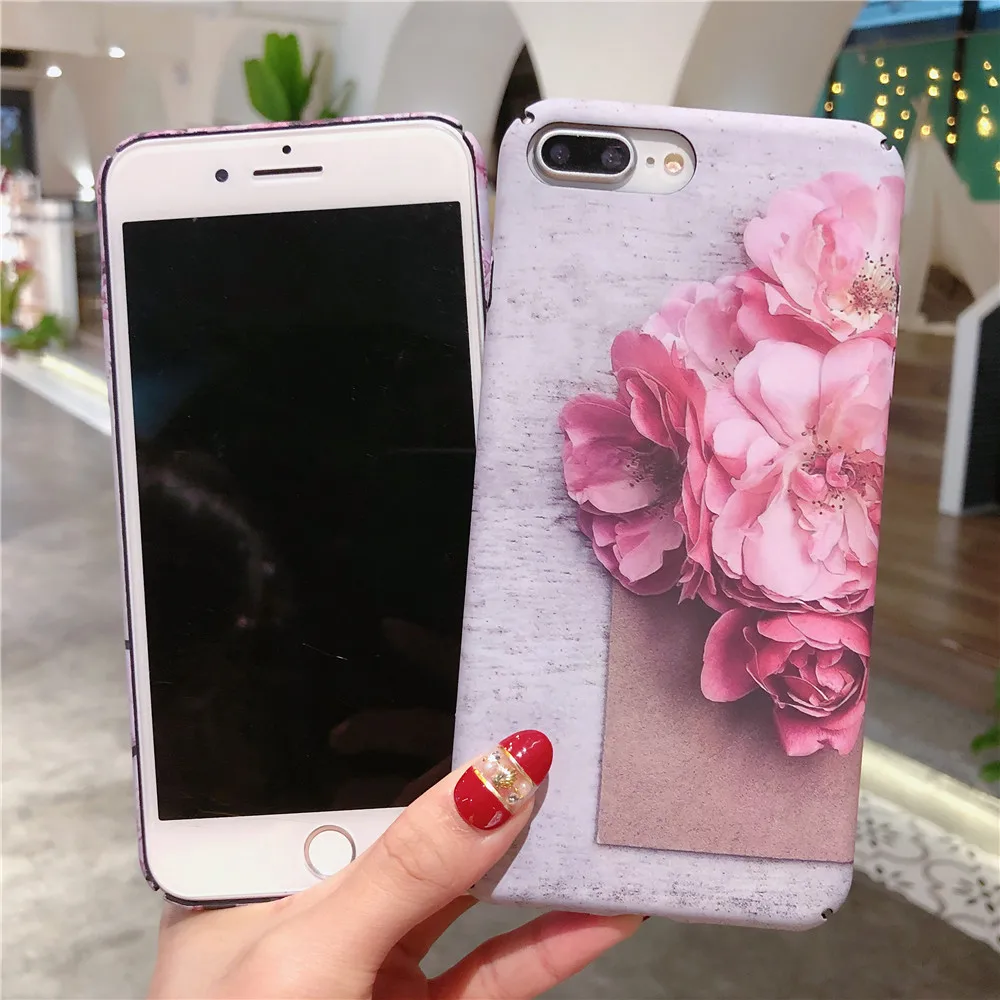 Ретро Цветочный чехол для телефона OPPO R9s R11 R11S Plus высокого качества Aurora светящийся