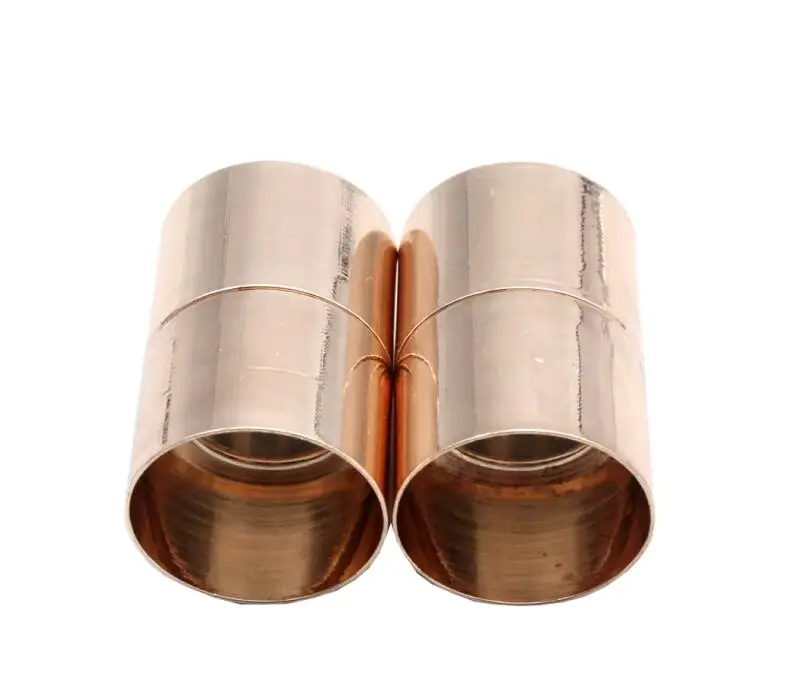 Rose Gold 2 шт., 18 мм, магнитные застежки с внутренним отверстием и застежка, желтое золото, сильный магнит, большие крепежи для браслета, шнур из вощеного хлопка, клей в - Цвет: Rose Gold