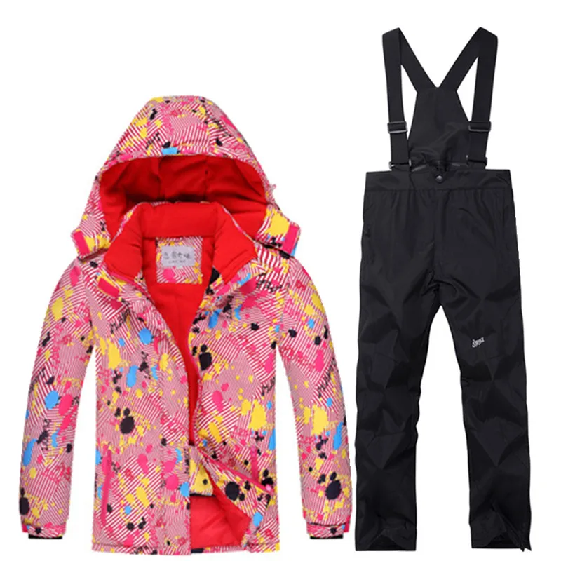 Детский лыжный костюм для мальчиков и девочек лыж сноуборда водонепроницаемый