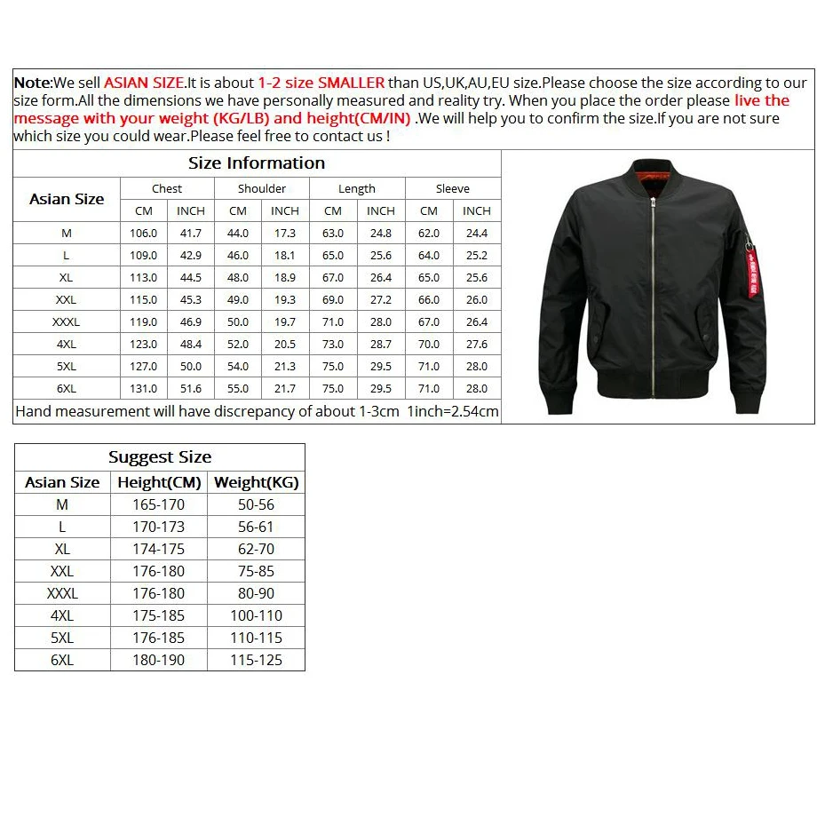 

Vogue Nice Spring Autumn Air Force Jacket Flight Pilot Bomber Mens Jackets Military Mens Coats Mens Brand Clothing