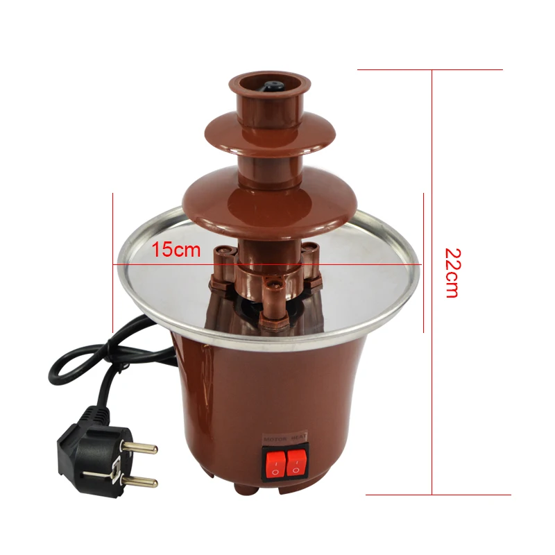 Машина для шоколадного фонтана устройство нагревания фондю 3 уровневая домашняя