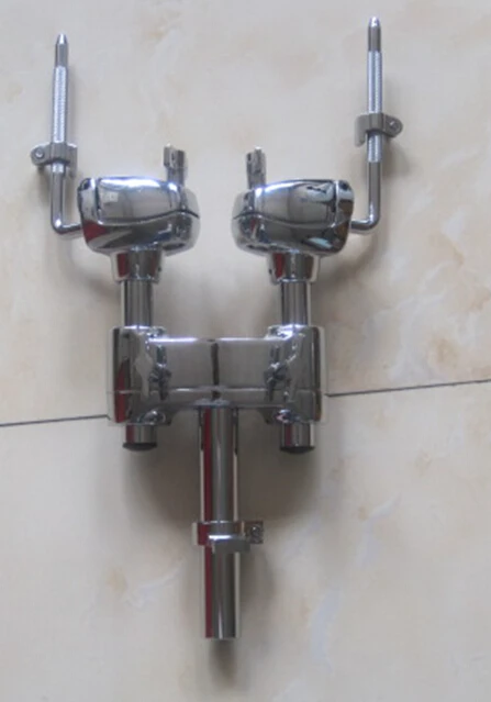 

two hand tom holder drum set accessory
