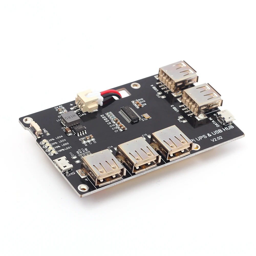 5 в 2A блок питания модуль usb-хаб модуль литиевой батареи для Raspberry Pi 3 Zero/3B/2B/B