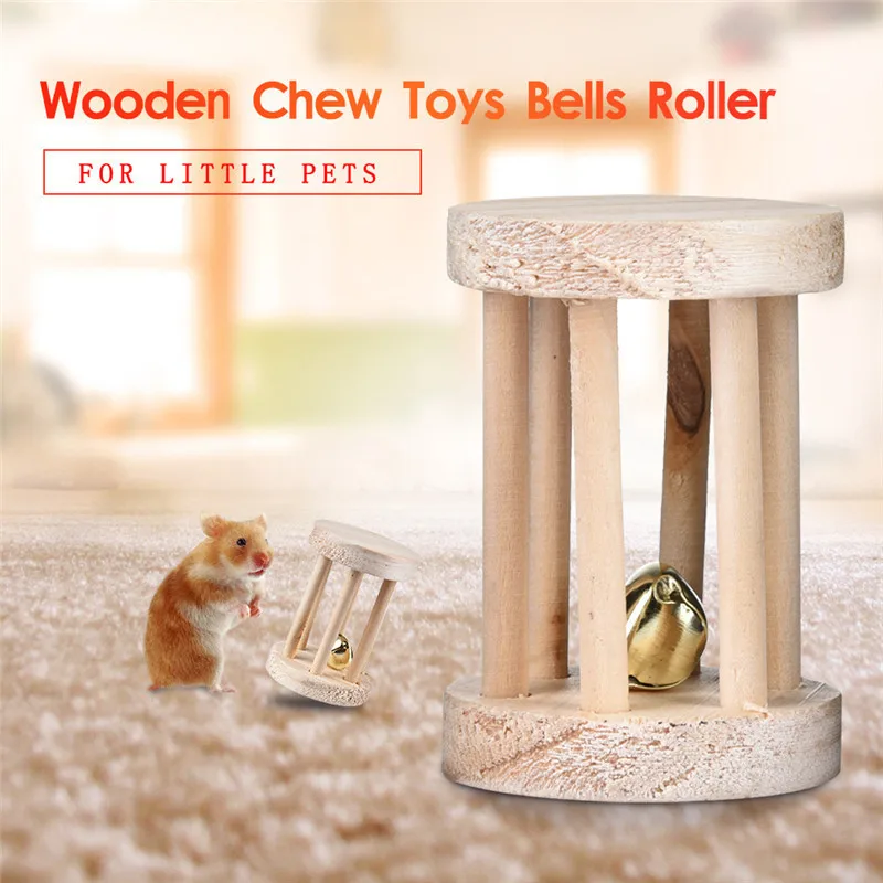 Милые маленькие строительные ролики милые деревянные жевательные Игрушки для