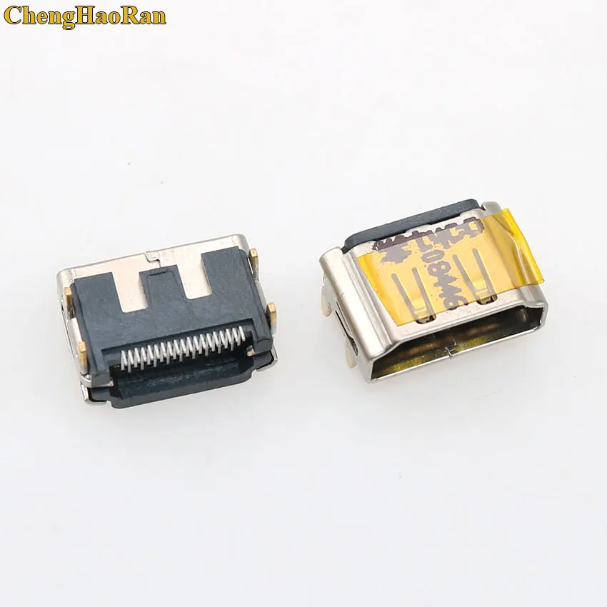ChengHaoRan 1 шт. Высокое качество HDMI 19Pin SMT печатная плата монтажный разъем Гнездовой
