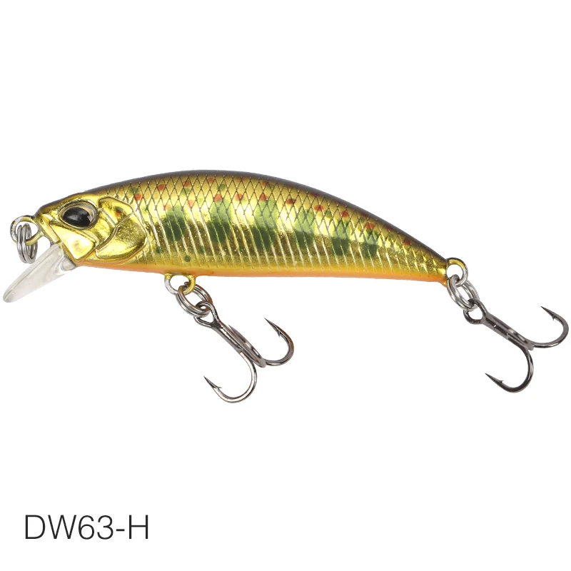 DW63-H TSURINOYA для рыбалки приманки DW63 50 мм 5g опускается на дно воды мини блесна жесткая приманка искусственная приманка маленький Приманка Карандаш воблер, твердая приманка - Цвет: DW63-H