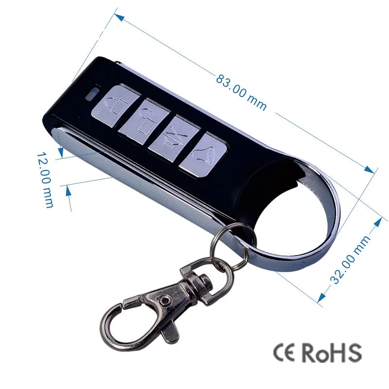 Передатчик открывания ворот для дистанционного умного черного беспроводного