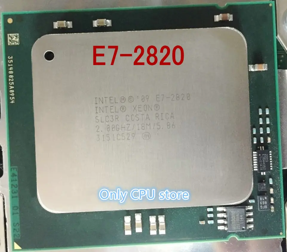 E7-2820 Intel Xeon E7 2820 2,00 ГГц 18 МБ 8 ядер 32NM LGA1567 105 Вт процессор
