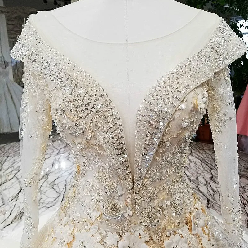 2018 Новое винтажное свадебное платье с длинными рукавами на заказ Vestido De Noiva