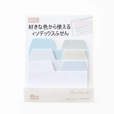 Gradient gray 60 страниц милый Kawaii блокнот для заметок клейкая бумага для заметок, Канцтовары стикер индекс выложен это планировщик стикер s блокноты офисные школьные принадлежности - Цвет: Gradient gray