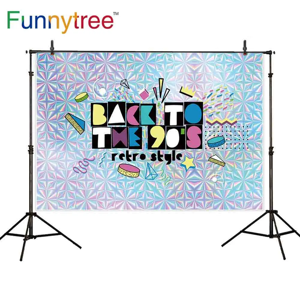 

Фотофон Funnytree с разноцветными блестками, винтажный фон для фотосъемки