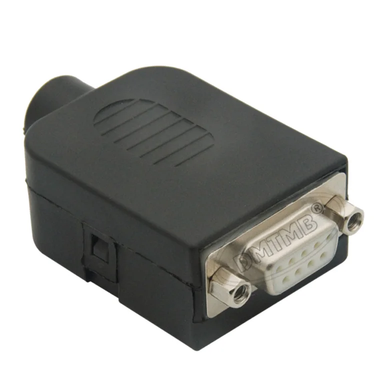 Позолоченный разъем DB9 COM гнездовой RS232 с обратной стороны винтовой разъем|connector