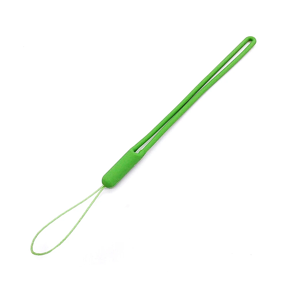 Green Для iphone huawei, анти-потеря, Силиконовый эластичный мягкий ремешок для телефона, брелок, держатель, пропуск, карта, многофункциональный ремешок, украшение - Color: Green
