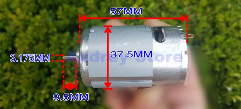 6 V-24 V 555 DC мотор 1800 об/мин 3600 об/мин средней и низкой Скорость большой с большим крутящимся моментом для игрушка модель корабля