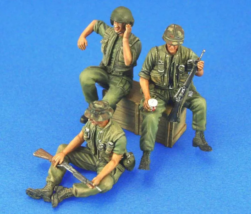 1/35 модельная фигурка из смолы Kits US AFV набор экипажа несобранный