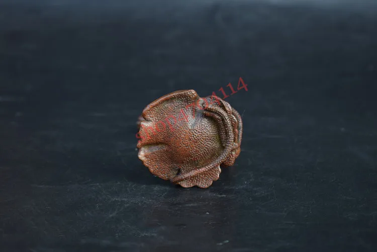 

Solid pure copper, small lotus root bird ornaments, tea ceremony decorations, microsculpture art collections
