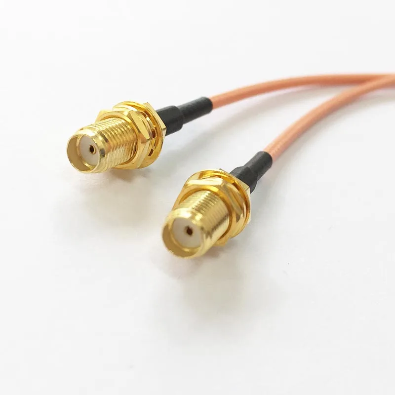 SMA штекер 2x гнездо Гайка Y Тип сплиттер Сумматор кабель Pigtail RG316 15 см 6 &quotдля Wi Fi