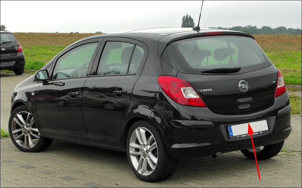 AUTONET HD камера заднего вида ночного видения для OPEL Corsa D 2006~ CCD/RCA стандарт/парковочная камера