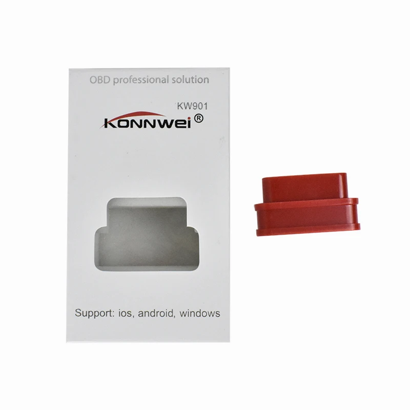 Автомобильный диагностический инструмент KW901 ELM327 с интерфейсом OBD2 Bluetooth 3 0