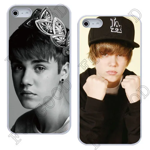 Custom Justin Bieber Skin for Iphone5 Brand ForGood Anti Fade customed Case iphone4/4s PVC package 20pcs free shipping|skin tours|case diamondcase