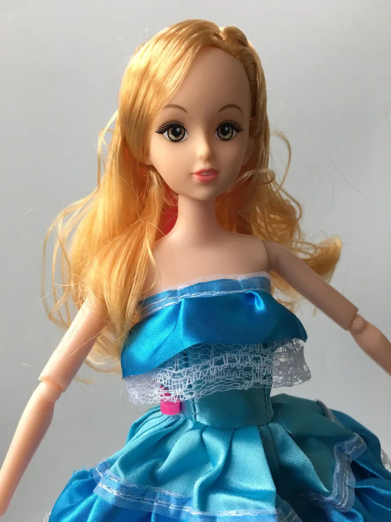 2016 Горячая Распродажа 1 предмет модные длинные волосы принцесса кукла с