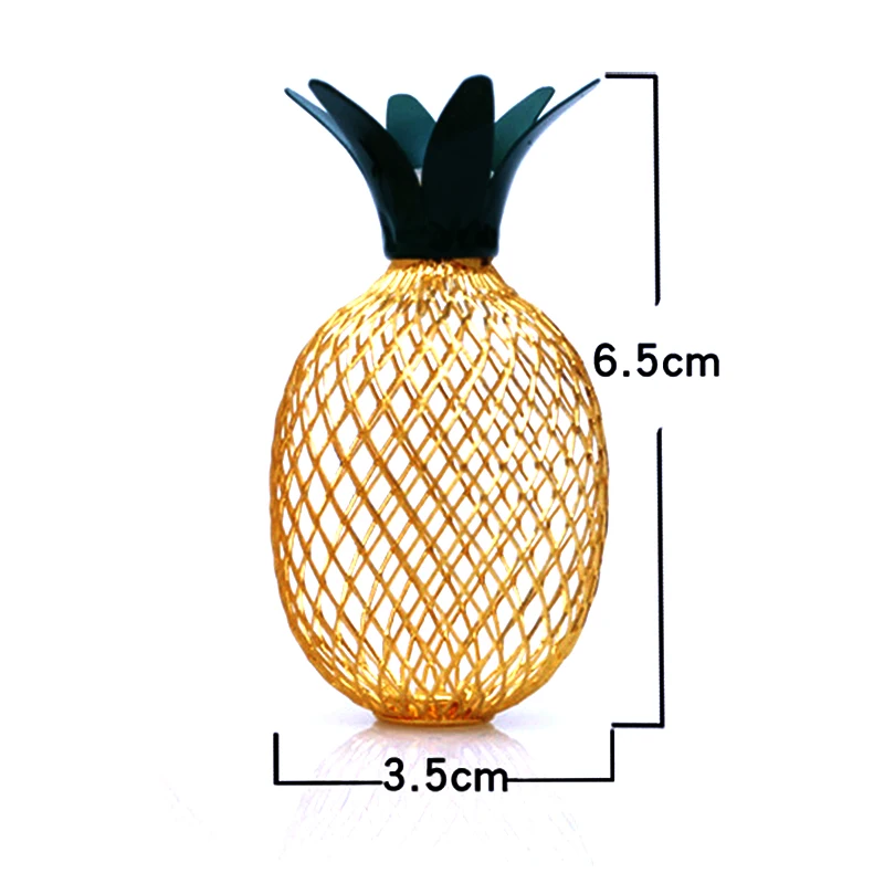 Светодиодный в форме ананаса солнечный свет водонепроницаемый на солнечной