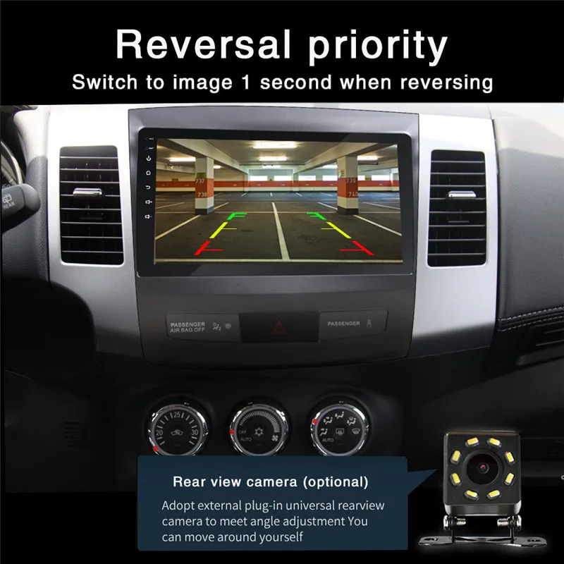 10'' Android Car GPS Radio Multimedia Player for Mitsubishi Outlander 2006 2007 2008 2009 2010 2011 | Автомобили и