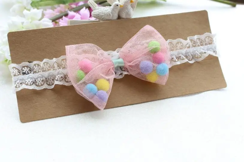 1 Piece MAYA STEPAN Headwrap Bowknot Baby Headwear Girls Hair Bow Hairband Head Band Infant Newborn Bows Toddlers Lace Headbands | Детская