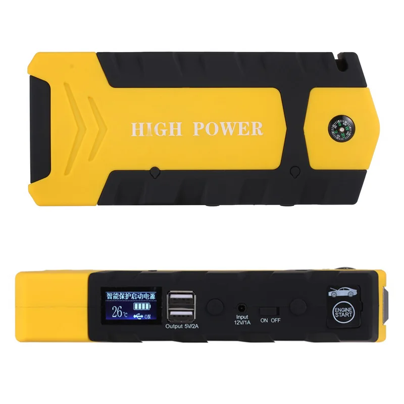 12V Car Charger For Battery Booster Portable Auto Starter Power Bank Mini Starting Device Jump 2018 New LED | Автомобили и