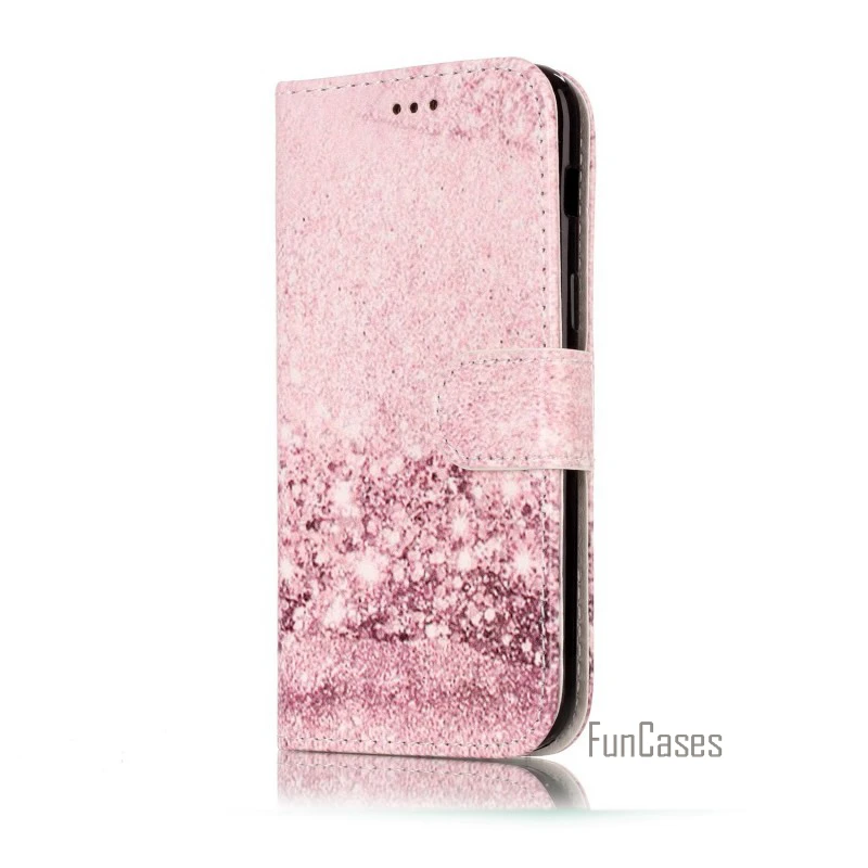 Capinhas Para Etui для samsung Galaxy A5 A510F A510M чехол Кожаный чехол-кошелек чехол с мраморным цветком бабочкой - Цвет: 6