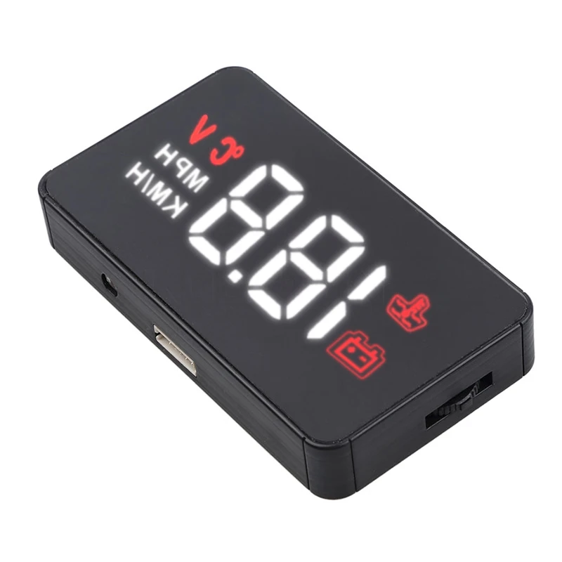 A100 автомобилей HUD Head Up Дисплей OBD2 II EUOBD Overspeed Предупреждение Системы проектор