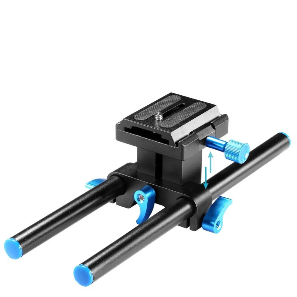 Универсальная алюминиевая опорная рейка Neewer 15 мм пластина с высоким подъемом для