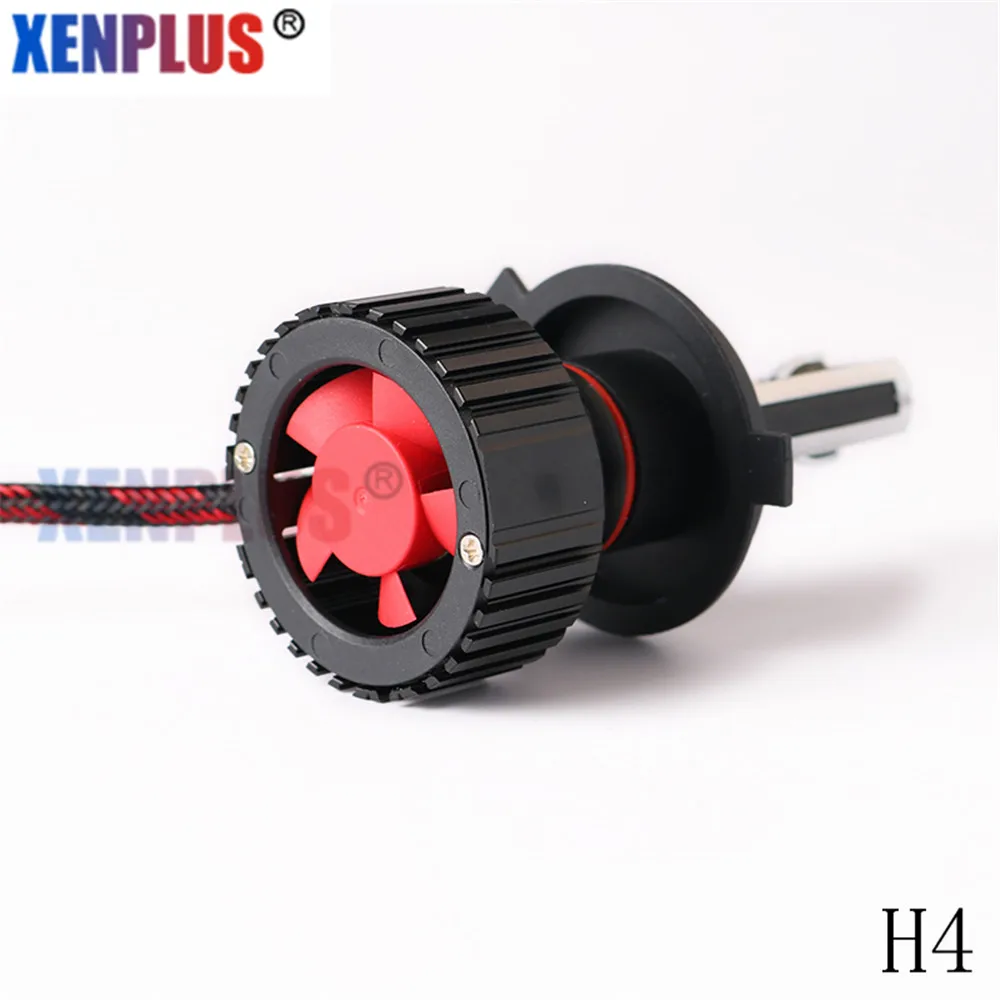 2 шт. Автомобильные светодиодные фары H4 H7 H13 H11 H9 HB3 HB4/9006 9004 9007 12 V 6500 K 8000lm E3 все-в-одном авто лампы Play-n-plug противотуманные фары