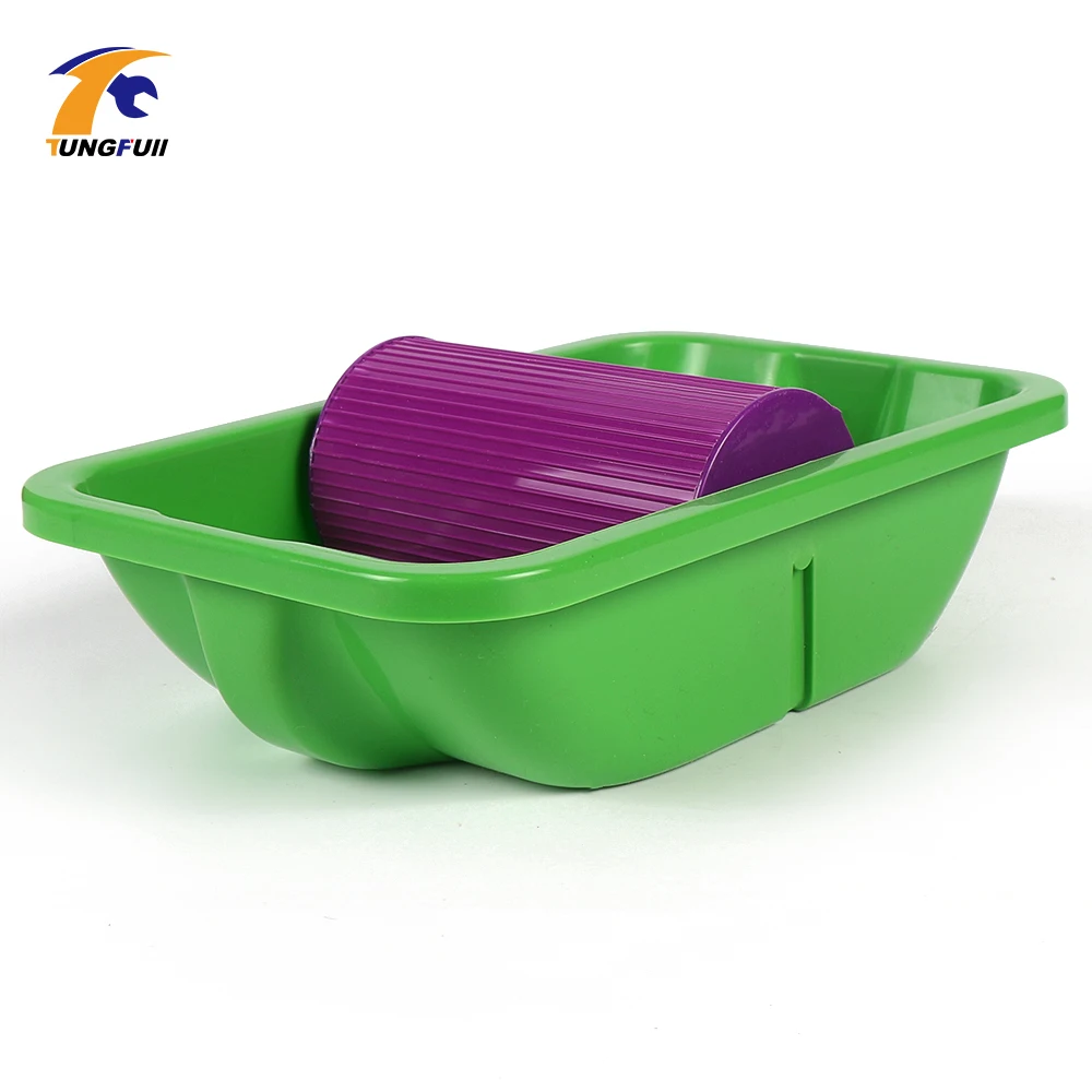 Декоративная краска ролик и лоток набор кисть для рисования коврик краски pro Point N